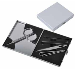 Набор маникюрный (5 предметов) с зеркалом